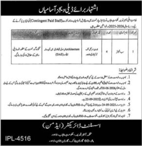 Latest Tourism Department Engineering Posts Lahore 2025